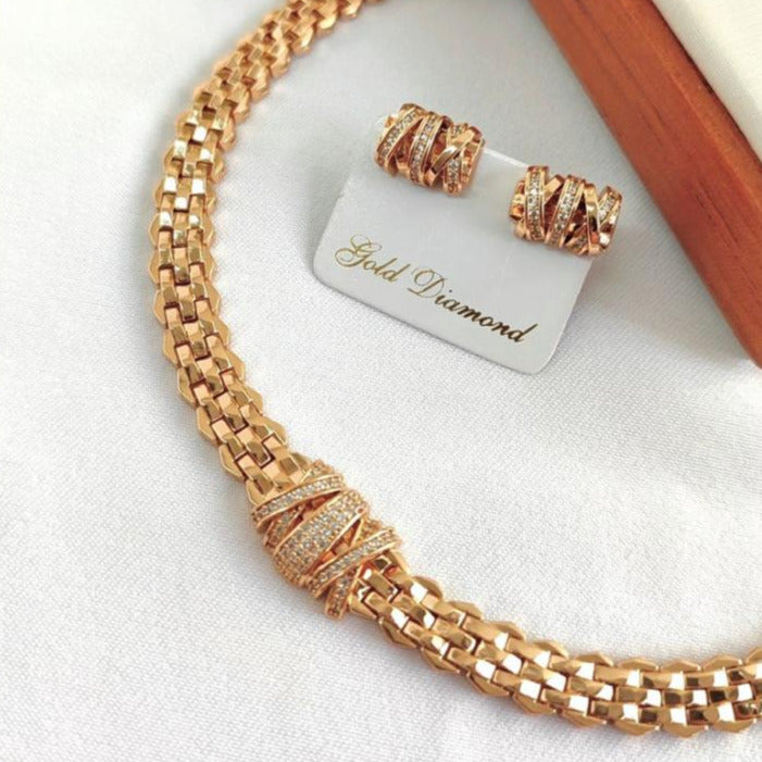 18 Gold Plated Small Earring (only earring)