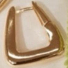 18 Gold Plated Smooth Hoop