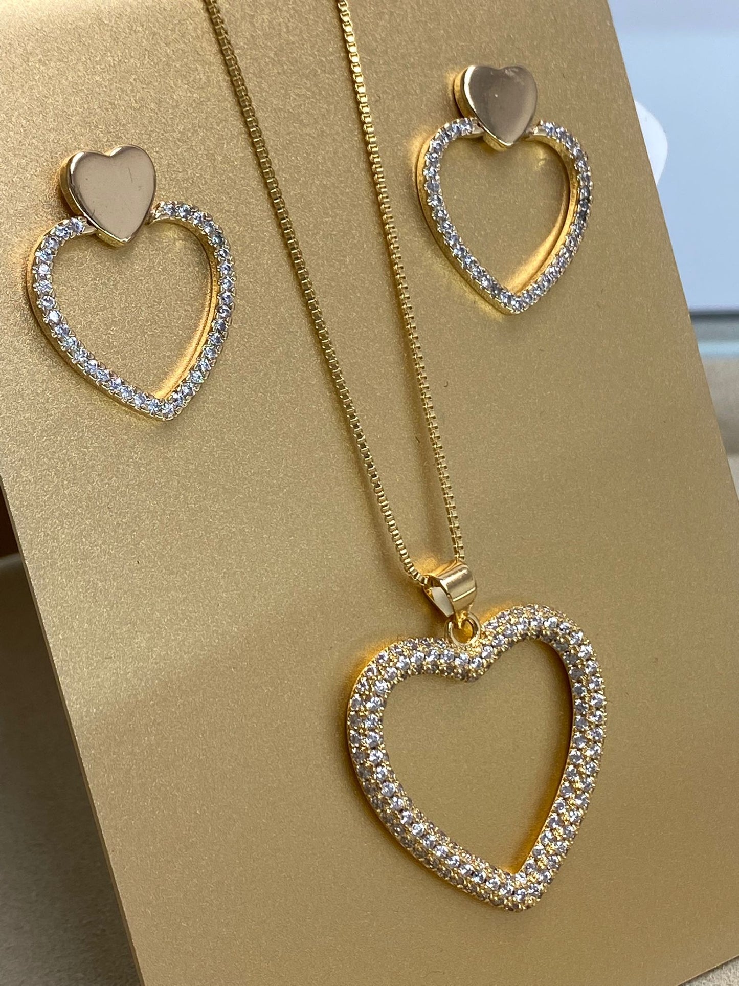 Zirconia Heart Necklace