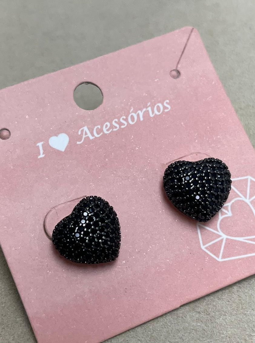 Heart Earring 18 gold plated