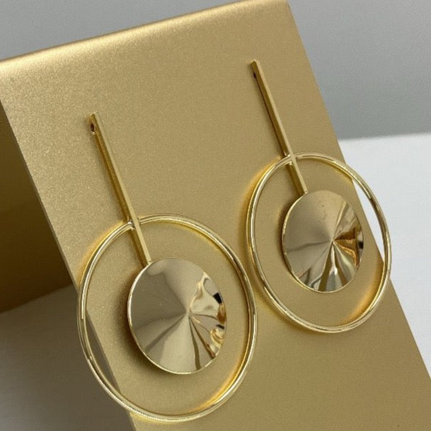 Golden Ball earring